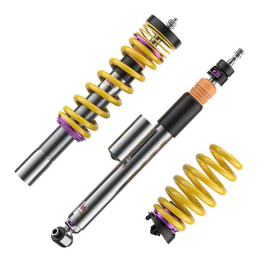 KW | V3 Gewindefahrwerk inox | Audi S4/S5 quattro B9 (8W5/F5A) VA:50mm | 352100BT | 352100BV