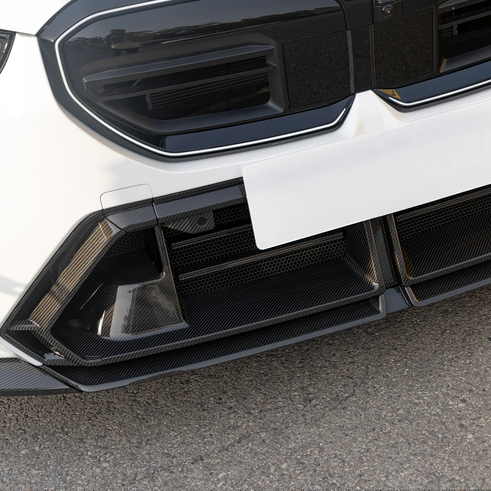 Front bumper insert Carbon with slats | fits BMW M5 (G90/G99) S68 | Aulitzky Tuning