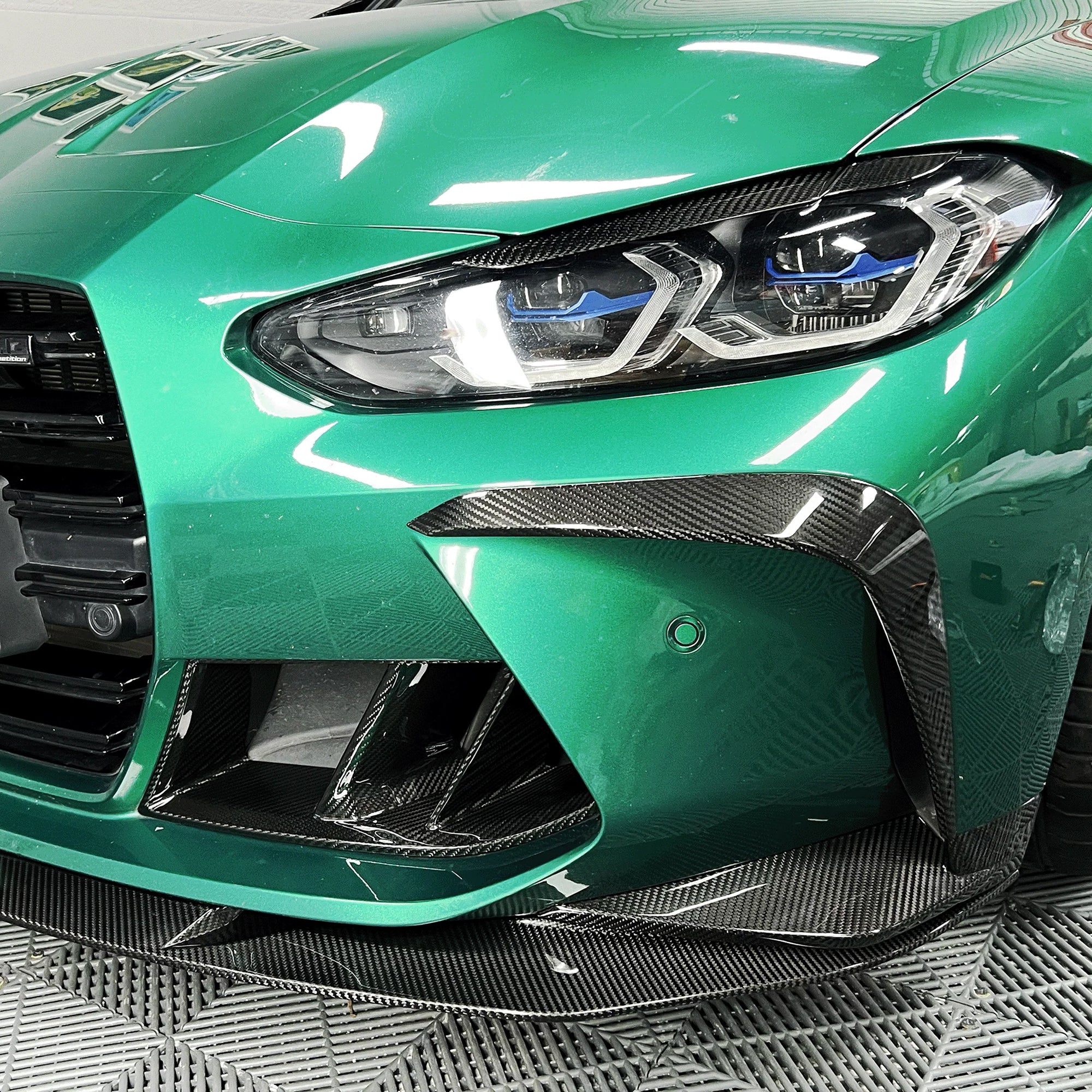 Front Ansätze Carbon | passend für BMW M3/M4 inkl. Competition (G80/G81/G82/G83) | Aulitzky Tuning