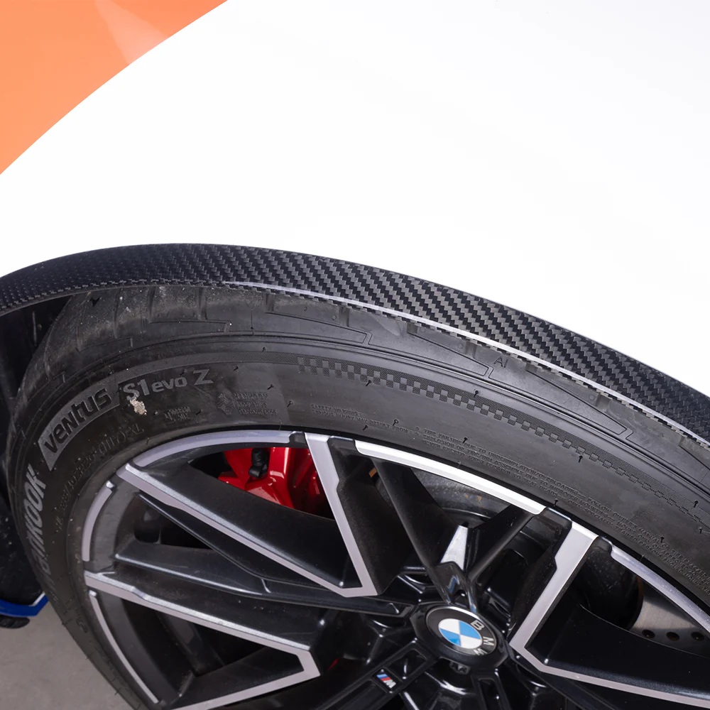 Mudguard extension SOOQOO Carbon | fits BMW M5 (G90/G99) S68 | Aulitzky Tuning