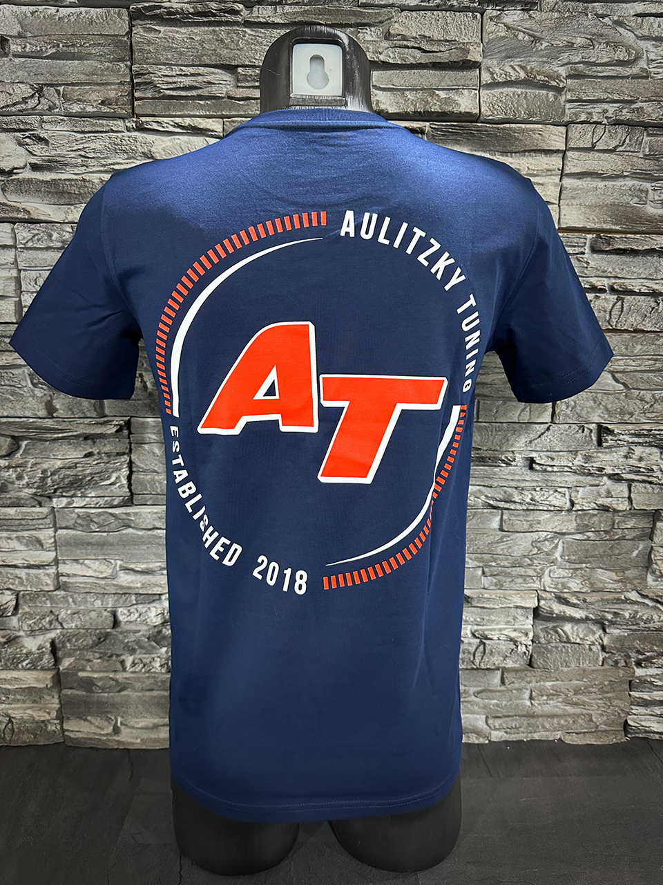 AT | Aulitzky Tuning | T-Shirt | navy blue circle