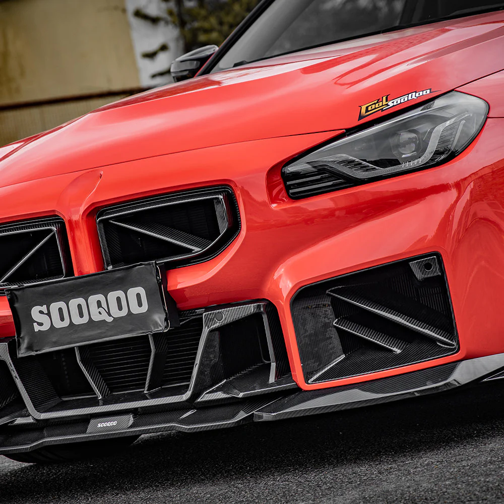 Frontspoiler SOOQOO V2-B Carbon | passend für BMW M2 (G87) S58 | Aulitzky Tuning