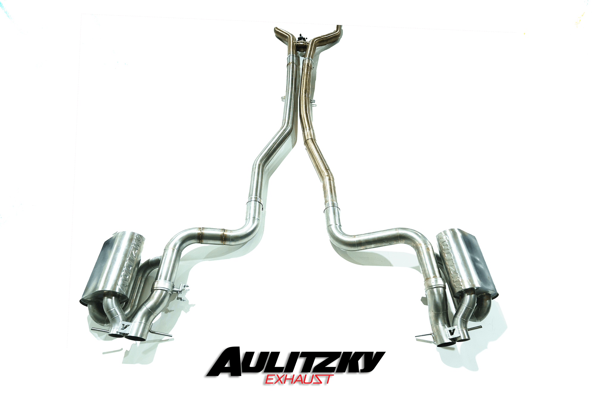 Aulitzky Exhaust | ECE Abgasanlage 3" (76mm) ab OPF mit Klappensteuerung | Mercedes-Benz C-Klasse C43 AMG (W205/S205/C205)