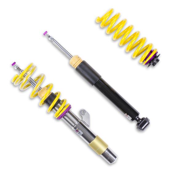 KW V2 Gewindefahrwerk inox | passend für BMW 1er/2er/3er/4er RWD (F20/F21/F22/F23/F30/F32) | 1522000F | 1522000G
