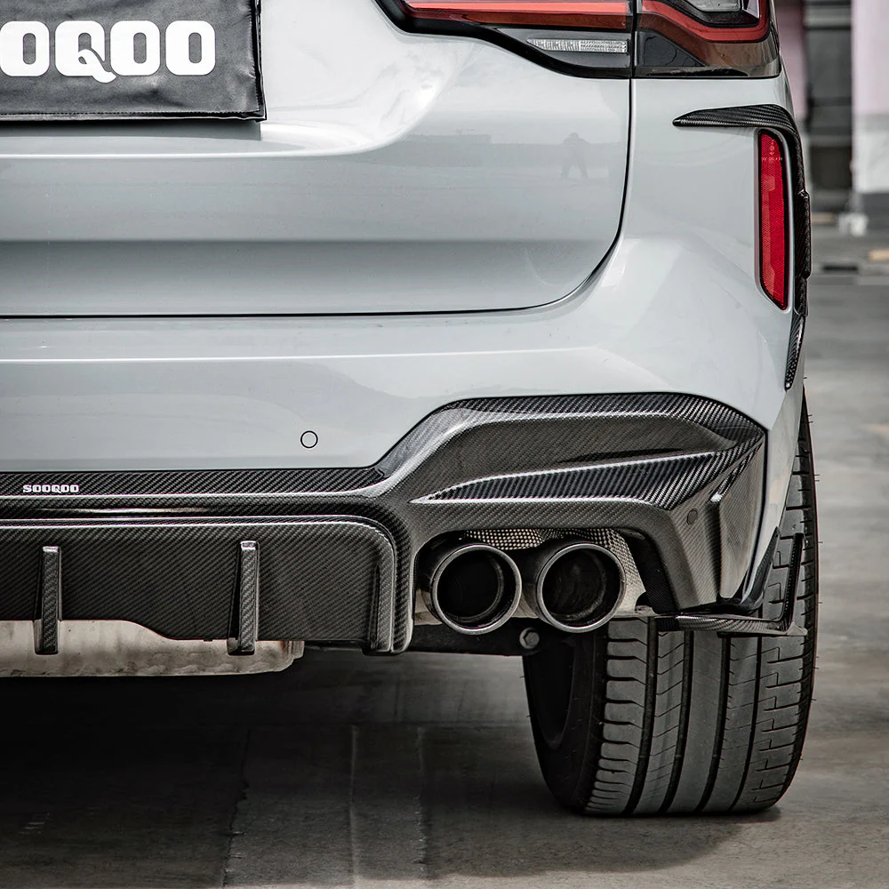Rear diffuser SOOQOO Carbon | fits BMW X3M incl. Competition (F97) S58 | Aulitzky Tuning