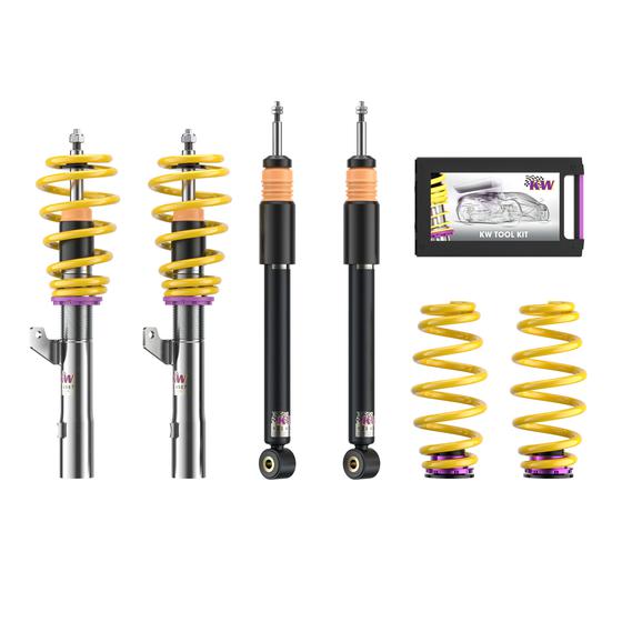 KW | V2 Gewindefahrwerk comfort | Audi A3/S3 quattro 8V, Q2 quattro GA | Skoda Superb III 4x4 | VW Passat 3G FWD | 180800AF | 180100CG