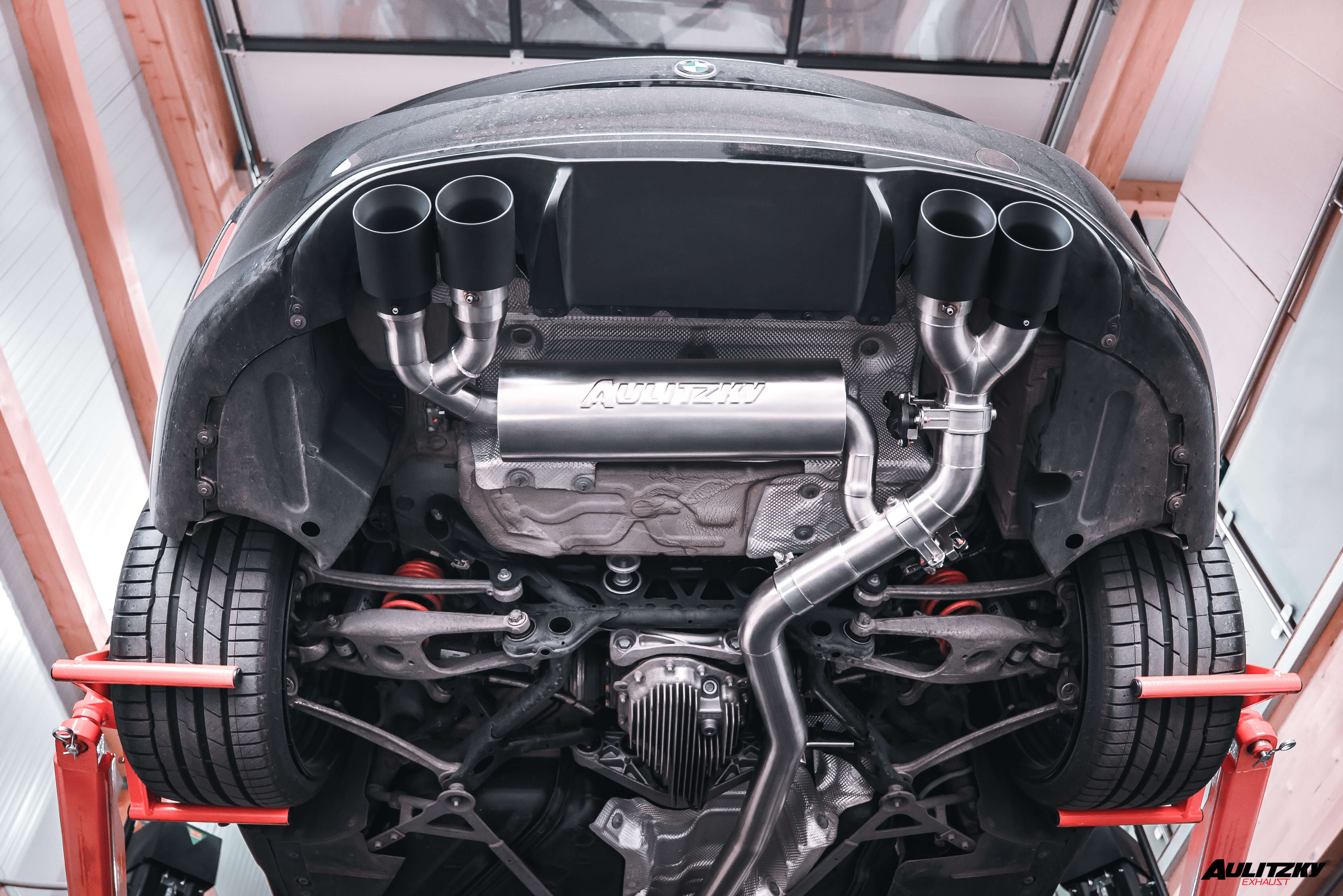 Aulitzky Exhaust | ECE Klappenabgasanlage 3,5" ab Kat | BMW M2 (F87) N55