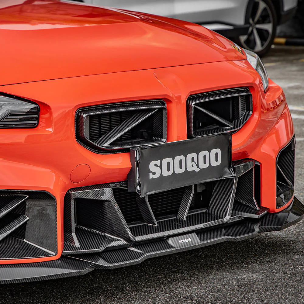 Frontspoiler SOOQOO V2-B Carbon | passend für BMW M2 (G87) S58 | Aulitzky Tuning