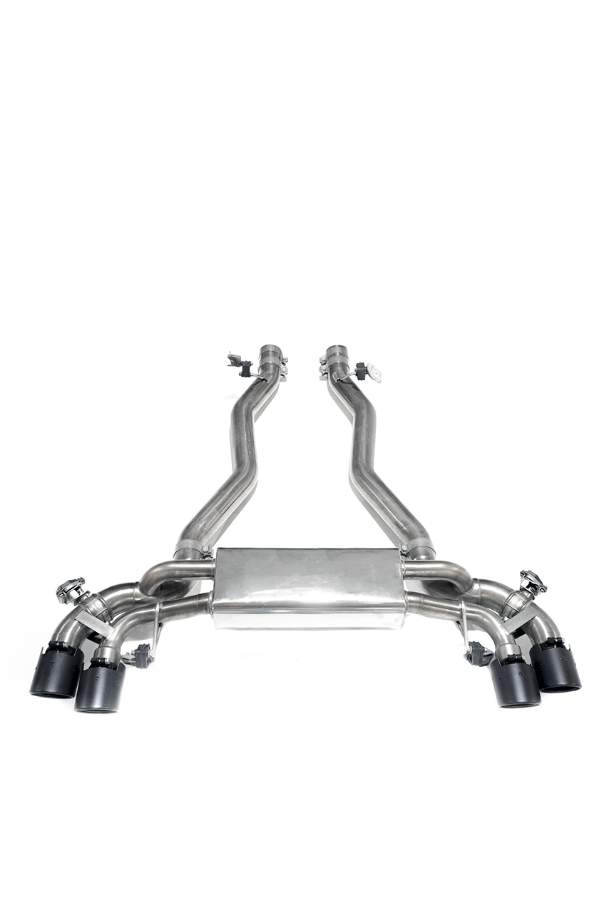 Aulitzky Exhaust | ECE Abgasanlage ab Kat/OPF mit Klappensteuerung | BMW M5/M8 inkl. Competition/CS (F90/F92) S63