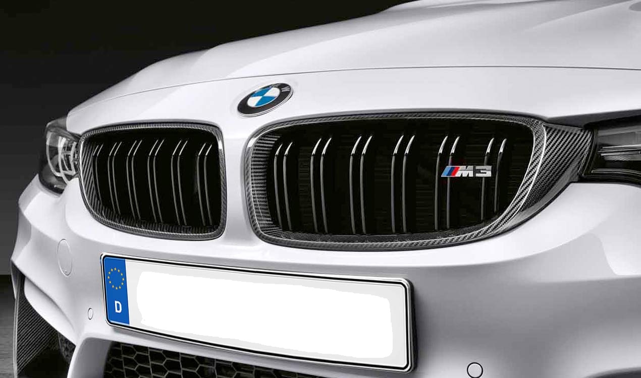 BMW M Performance | Frontziergitter Carbon Set | BMW M3/M4/Competition (F80/F82/F83) | 51712456326 | 51712456327