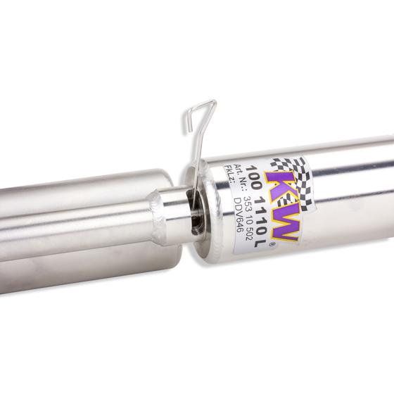 KW | V3 Gewindefahrwerk inox | Audi RS6 quattro C6/4F | 3521000L | 3521000S