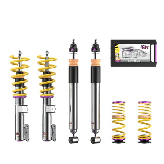KW | V3 Gewindefahrwerk inox | Mercedes-Benz A45/ CLA45 AMG | W176/C117 | 35225067 | 35225095