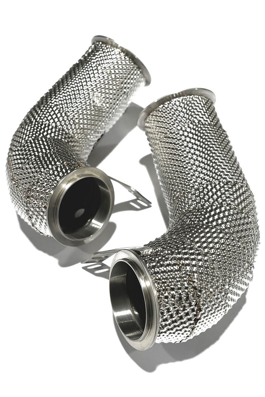 Aulitzky Exhaust | Downpipe 3" (76mm) | passend für BMW M5/M8 (F90/F91/F92/F93) S63 | Motorsportartikel