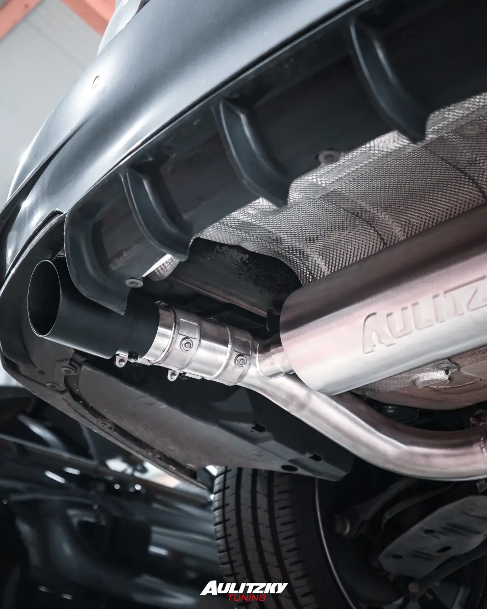 Aulitzky Exhaust | ECE Abgasanlage 3" (76mm) ab Kat/OPF mit Klappensteuerung | BMW 340i/440i (F30/F31/F32/F33/F36) B58