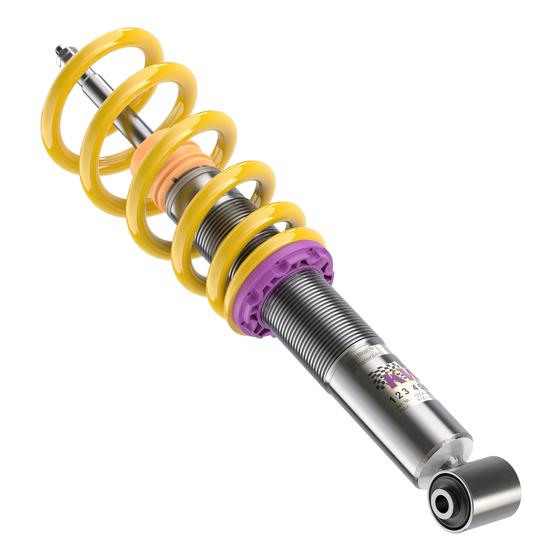 KW V1 Gewindefahrwerk inox | passend für Audi RS6/Plus quattro C5/B5 | 10210053