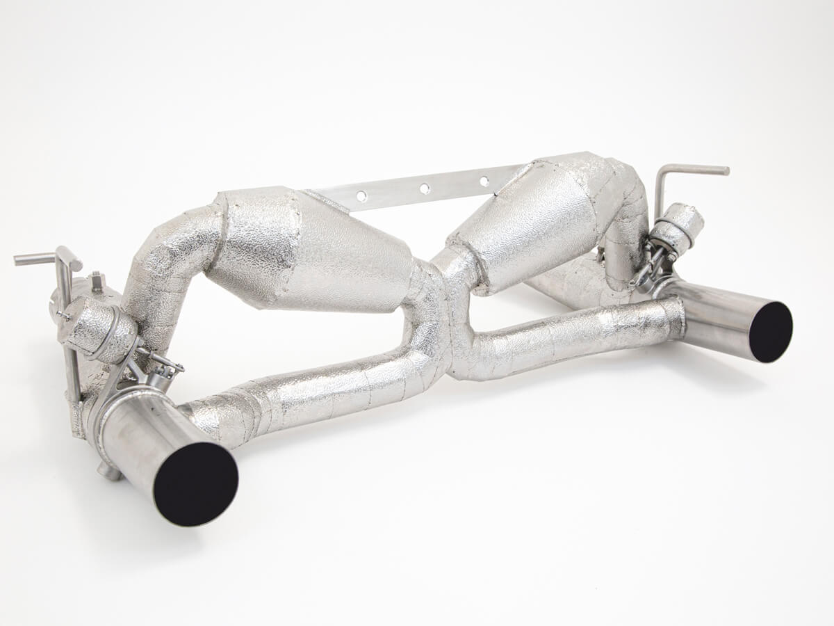 Aulitzky Exhaust | Race Abgasanlage 3" (76mm) mit Klappensteuerung | Ferrari F8 Tributo/Spider 720PS