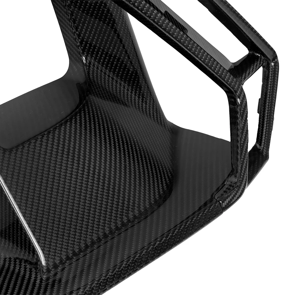 Front bumper insert Carbon with slats | fits BMW M5 (G90/G99) S68 | Aulitzky Tuning