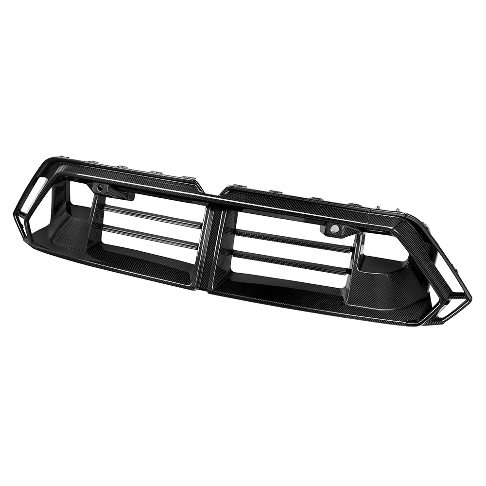 Front bumper insert Carbon with slats | fits BMW M5 (G90/G99) S68 | Aulitzky Tuning